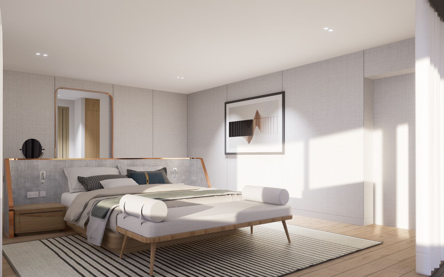 Interior view of 3 Bedroom Luxury Condo for Sale at Sole Mio Residences, Bangtao