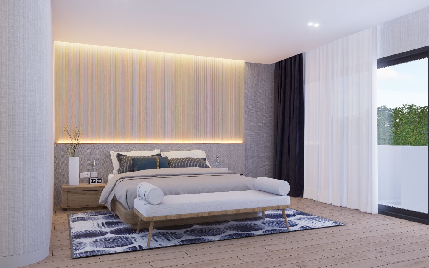 Interior view of 3 Bedroom Luxury Condo for Sale at Sole Mio Residences, Bangtao