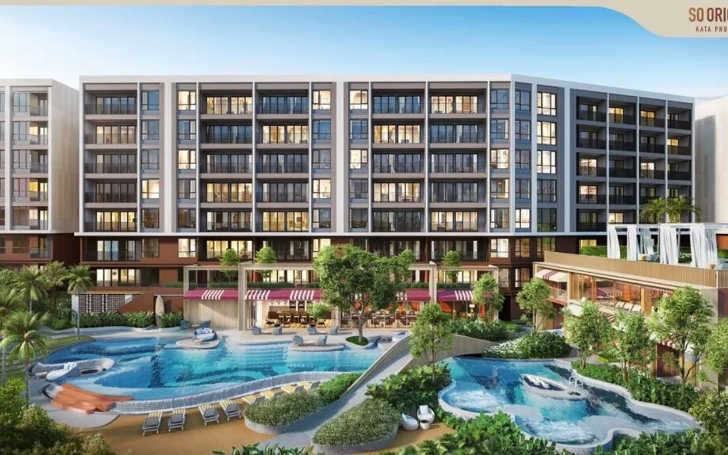 Interior view of 2 Bedroom Condo Walking Distance to Kata at So Origin Kata
