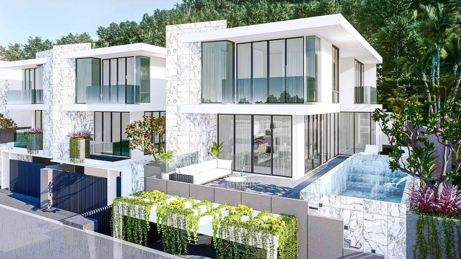 Pool Villa for Sale in Mali Thai Villas, Kata Beach - 3-Bedroom Type A - 5% Guaranteed for 3 Years