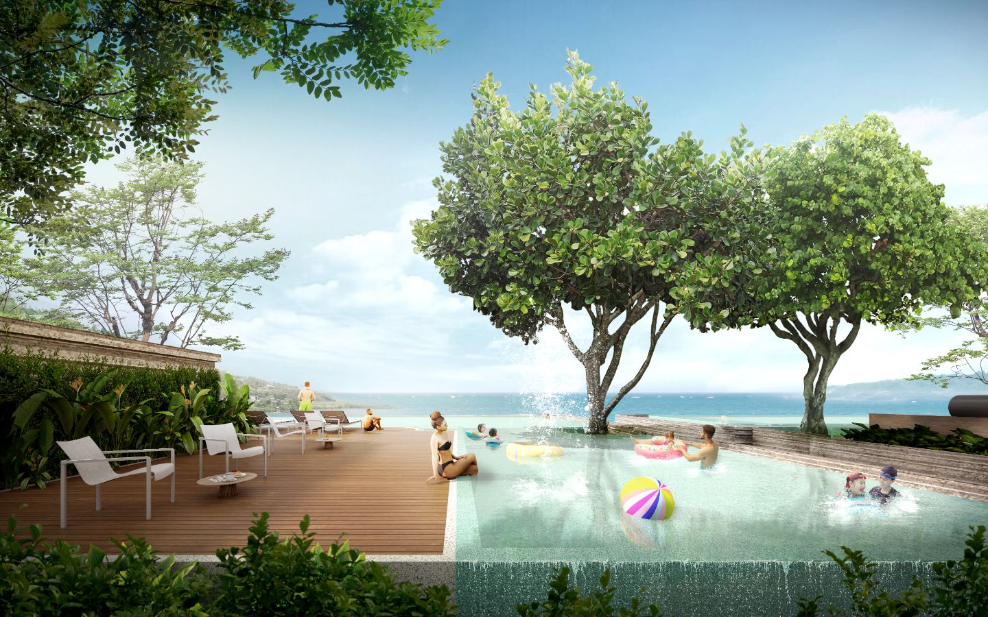 Interior view of Luxurious 2 Bedroom Residence, Walking Distance to Bangtao Beach - Cascade Residences