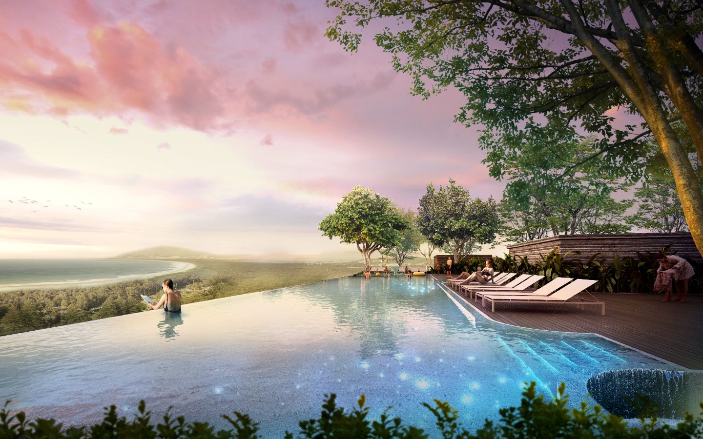 Interior view of 3 Bedroom Luxury Apartment in Bangtao Beach - Cascade Residences