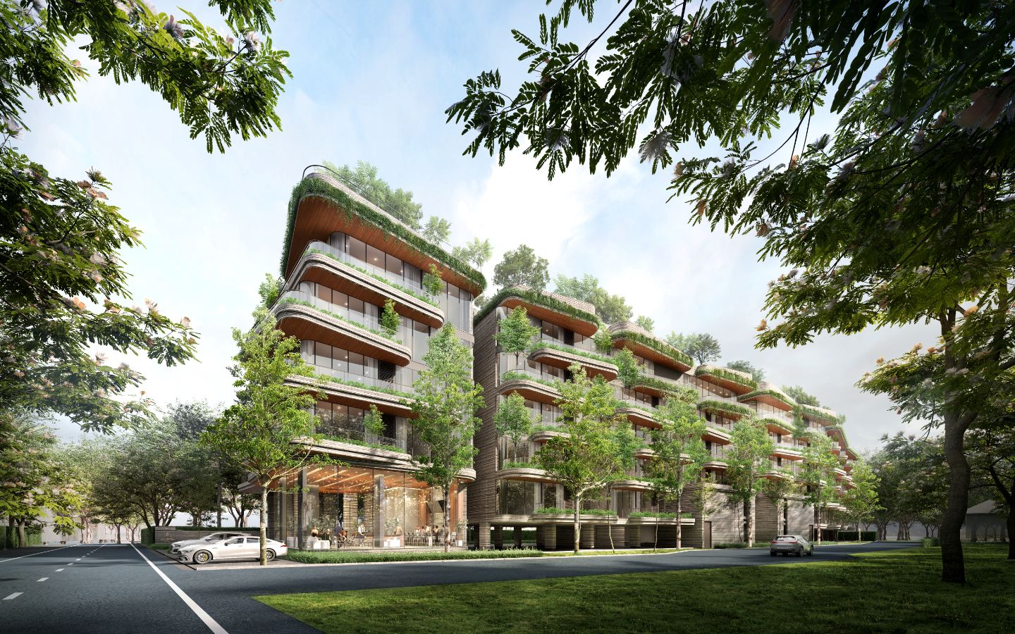 Interior view of 4 Bedroom Expansive Luxury Penthouse in Bangtao Beach - Cascade Residences