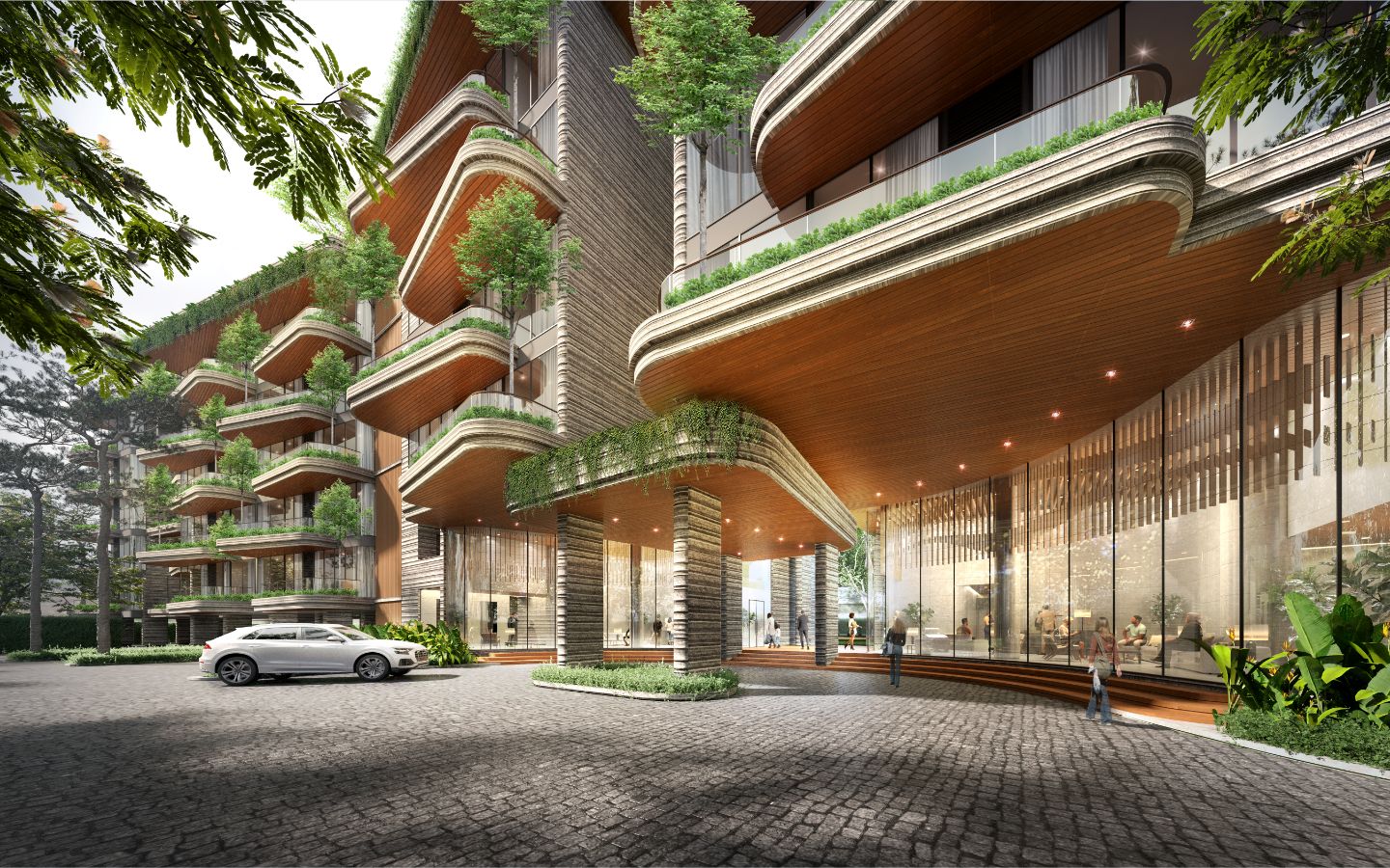 Interior view of 4 Bedroom Expansive Luxury Penthouse in Bangtao Beach - Cascade Residences