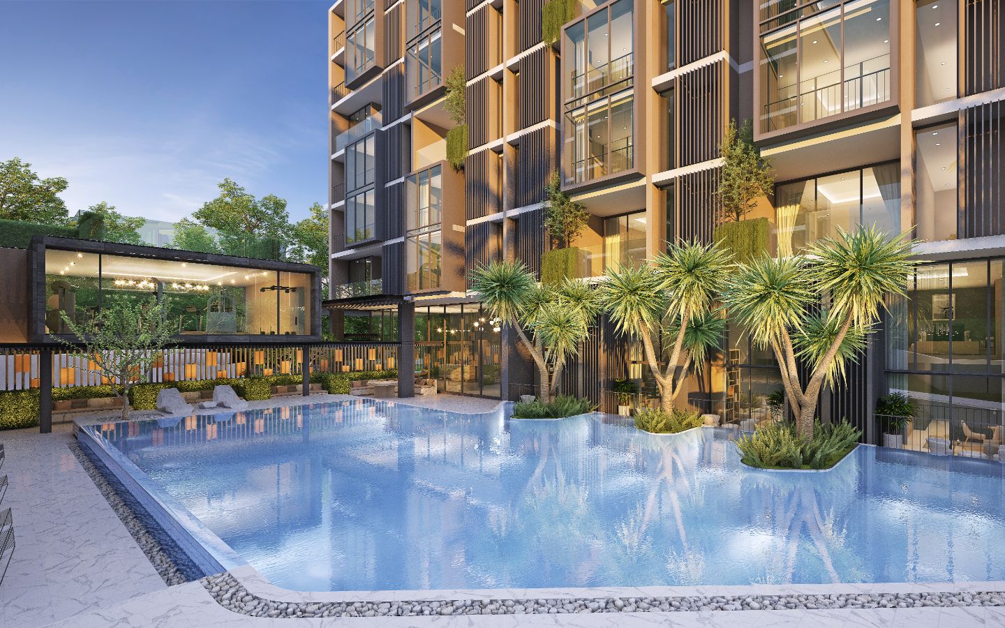 Exterior view of Duplex, Garden Access Condo for Sale at The Balance Kata Beach