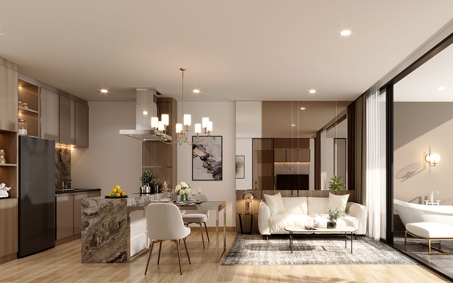 Large 1 Bedroom Condo for Sale at The Balance Condo, Kata