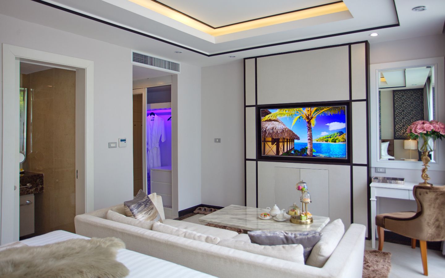 Interior view of One Bedroom Unit for Sale in Surin Sands Condominium, Phuket - 8% Guaranteed Returns for 3 Years