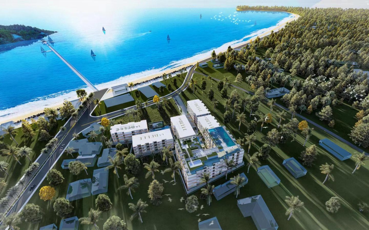 Interior view of Sea View 2 Bedroom Apartment for Sale at La Belle de Rawai Residence