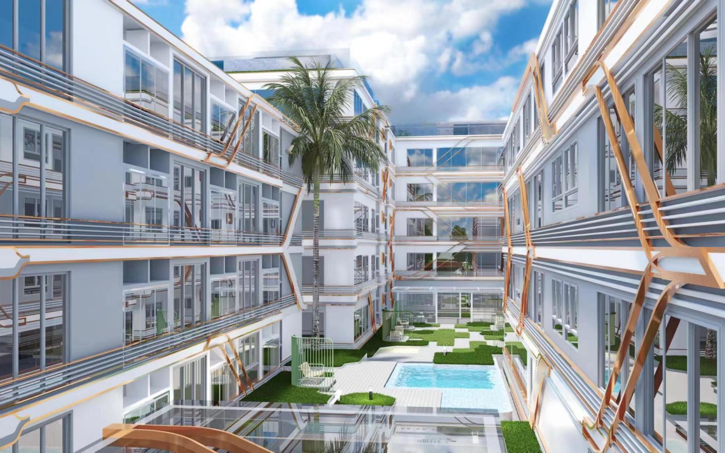 Interior view of Sea View 2 Bedroom Apartment for Sale at La Belle de Rawai Residence