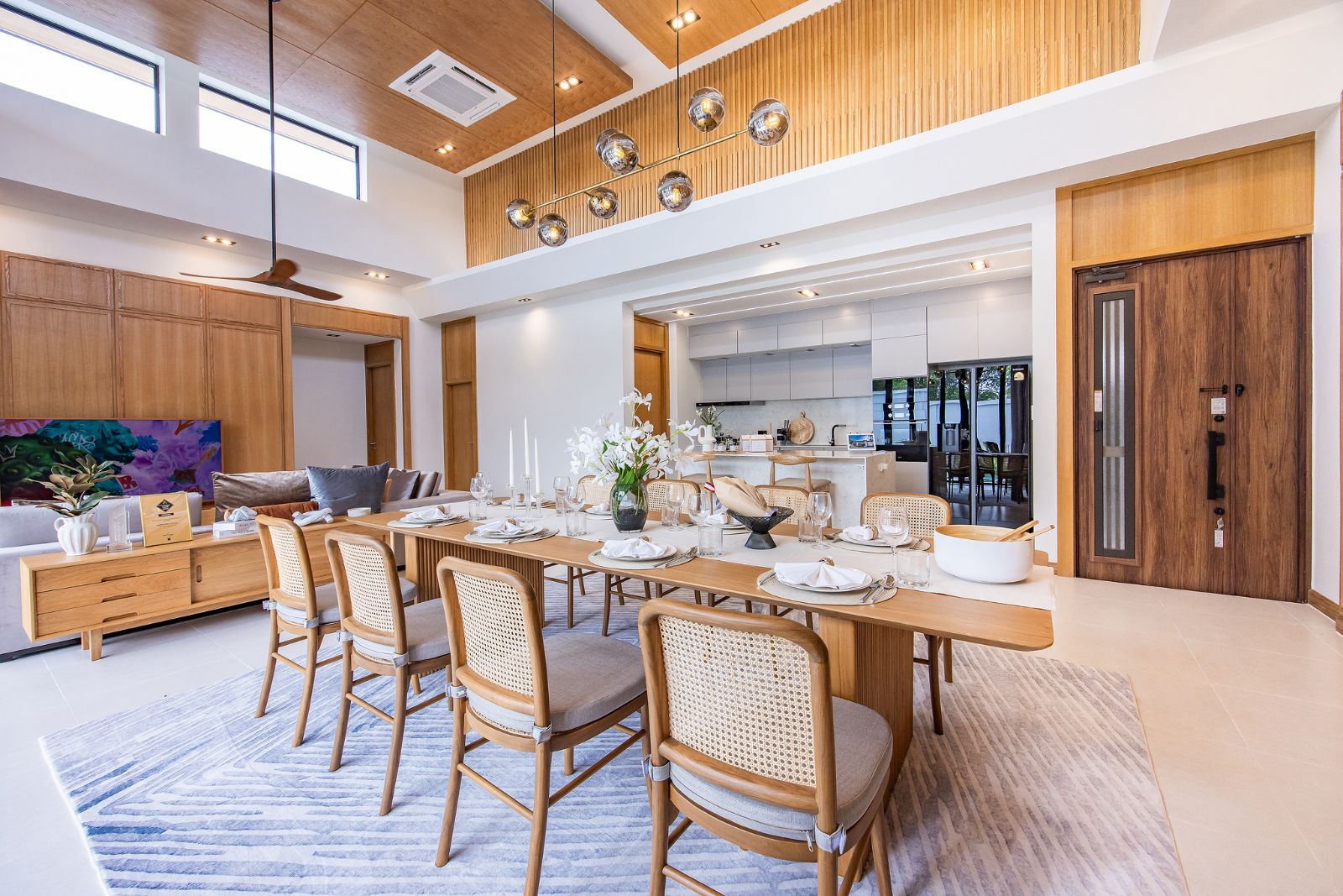 Interior view of 3 Bedroom Private Pool Villa for Sale at Monetaria Villas, Rawai