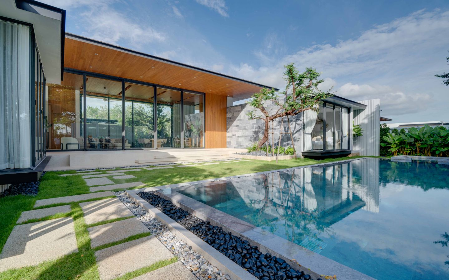 Interior view of 4 Bedroom Resale Pool Villa at Botanica Foresta Zone A - From Private Owner