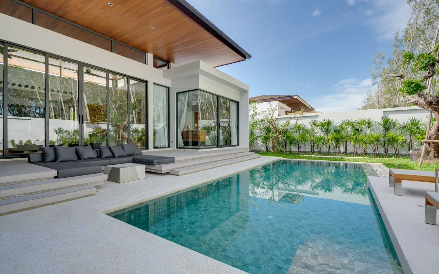 Interior view of 3 Bedroom Private Resale Pool Villa at Botanica Modern Loft II - From Private Owner