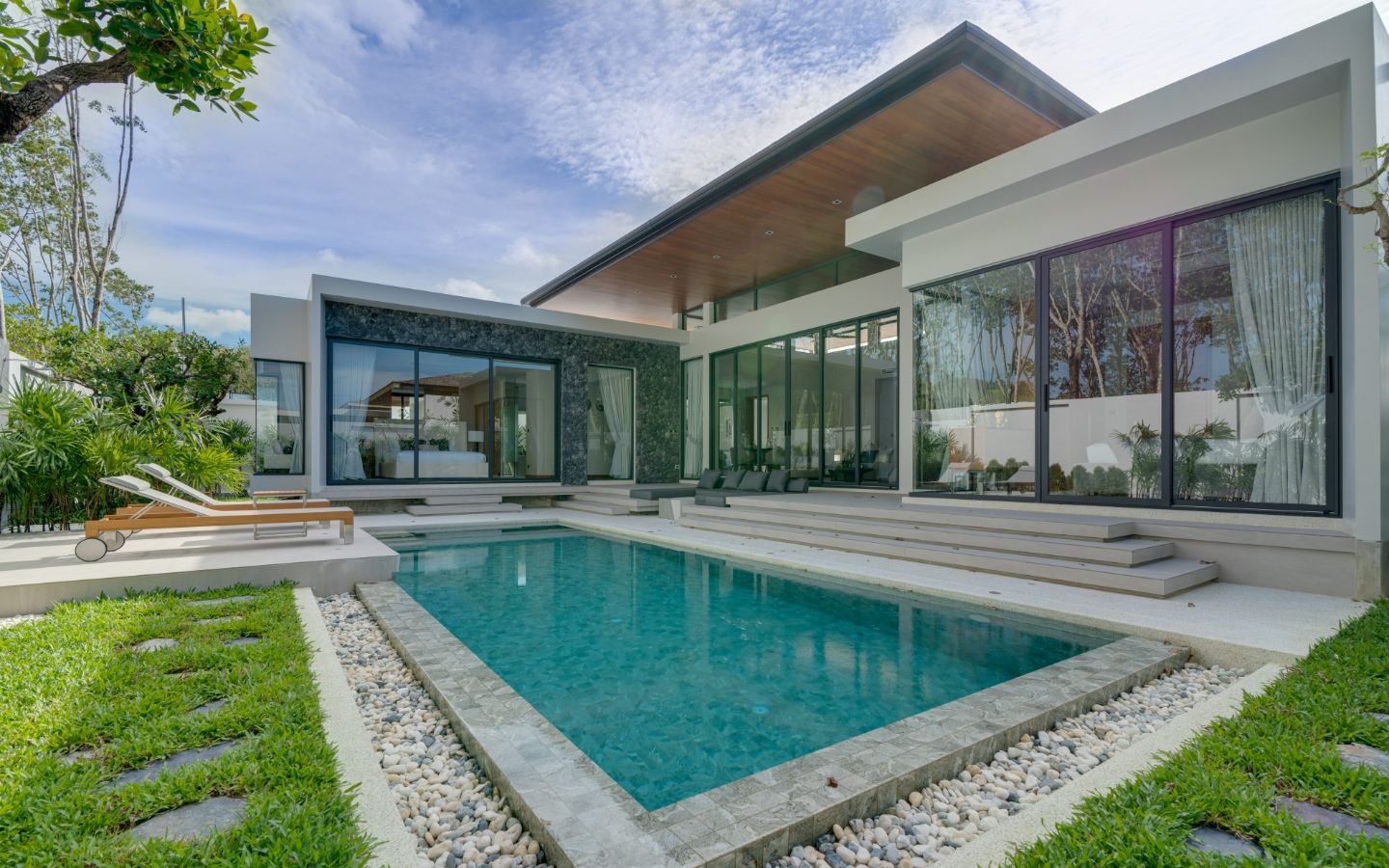Interior view of 3 Bedroom Private Resale Pool Villa at Botanica Modern Loft II - From Private Owner