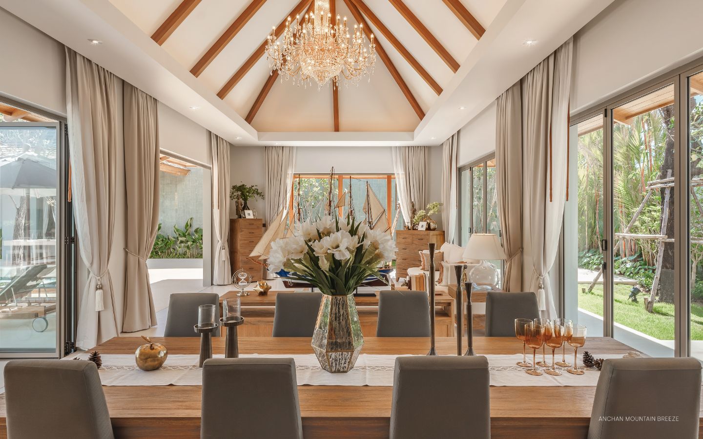 Interior view of Stunning 4 Bedroom Private Pool Villa for Sale at Anchan Flora - From Private Owner
