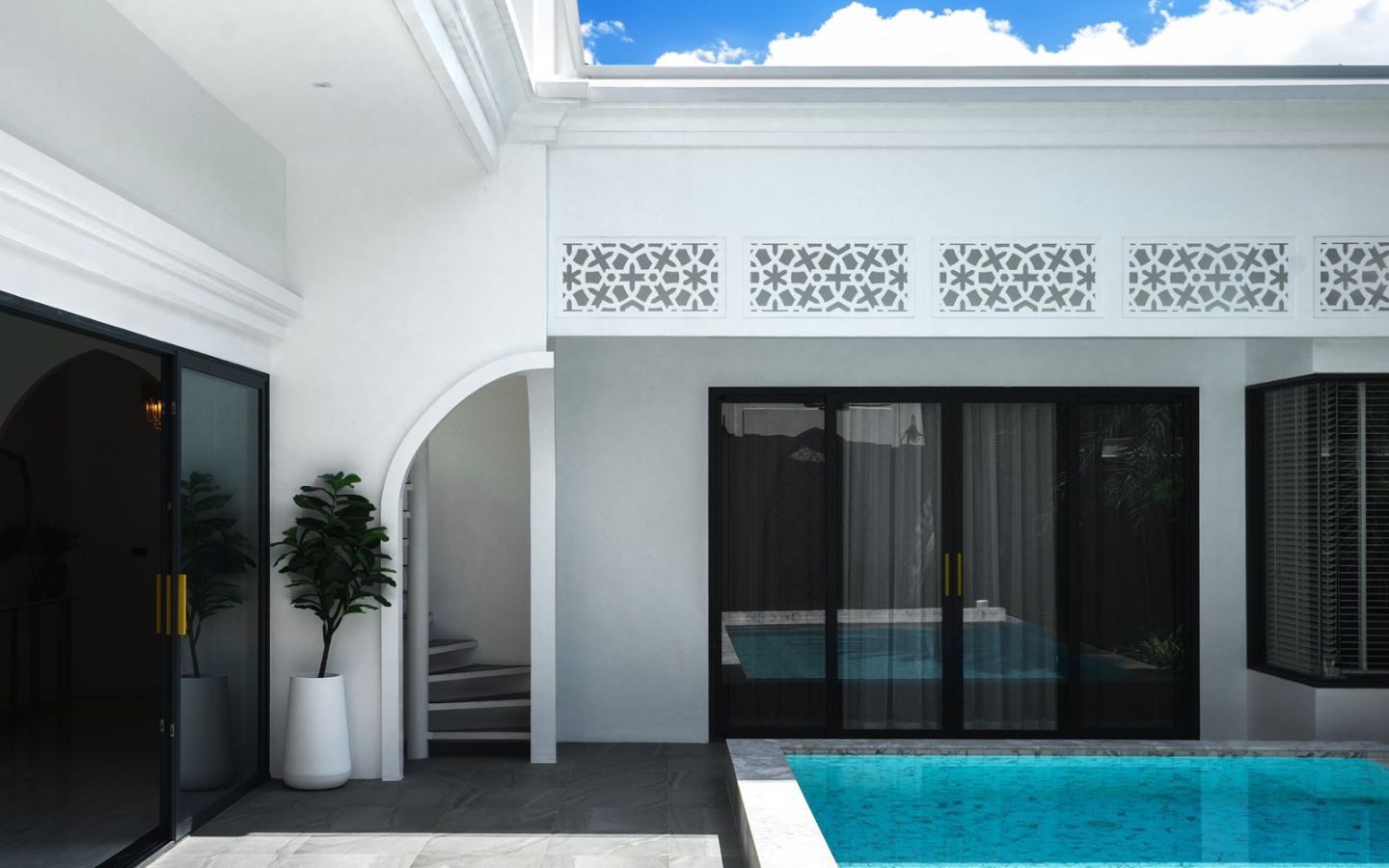 Interior view of 3 Bedroom Pool Villa for Sale at the Menara Hill Luxury Villas Phuket - From Private Owner