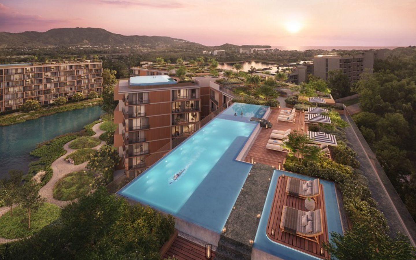 Interior view of 1 Bedroom Condominium for Sale at Laguna Skypark Elara, Phuket