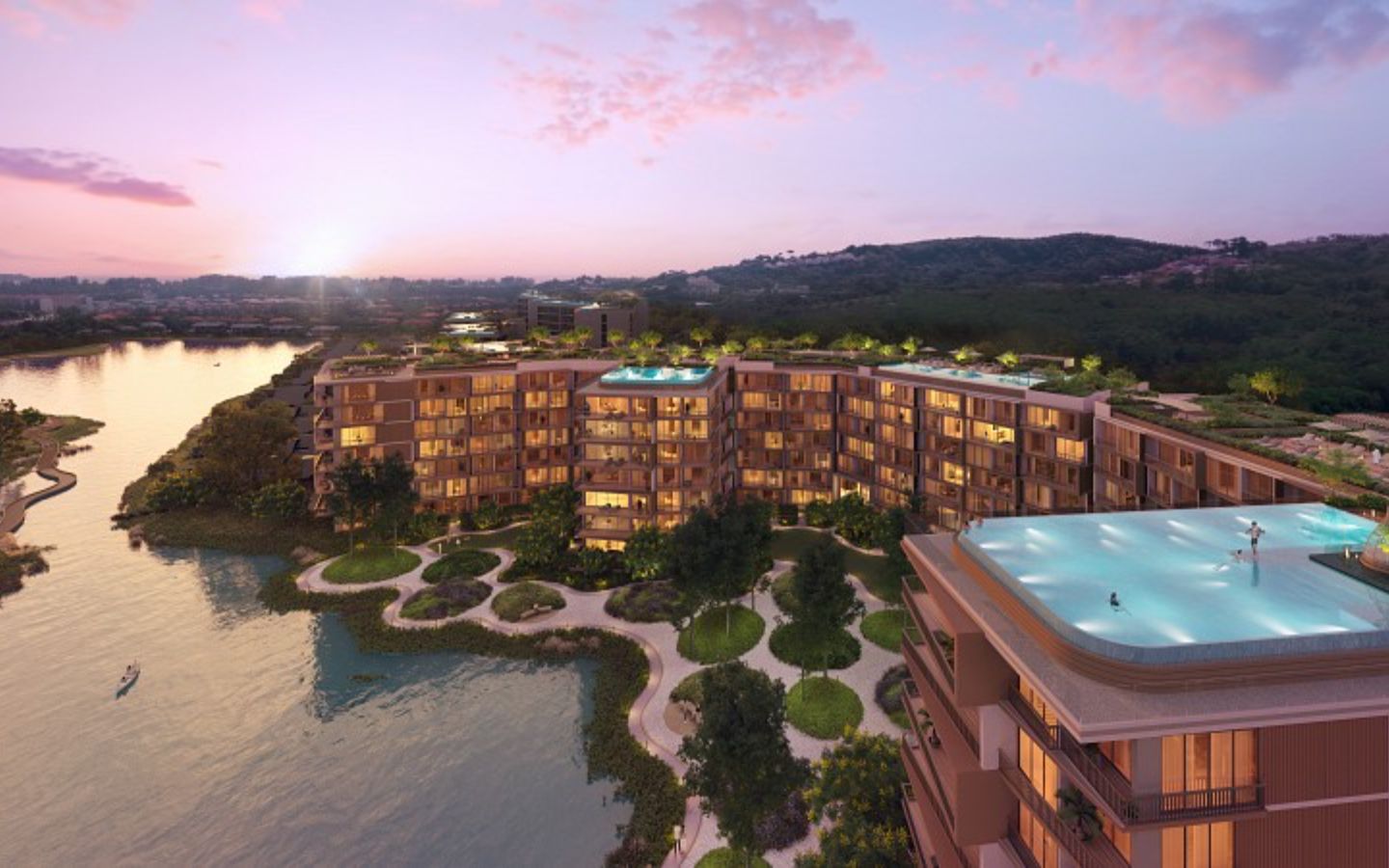 Interior view of 1 Bedroom Condominium for Sale at Laguna Skypark Elara, Phuket
