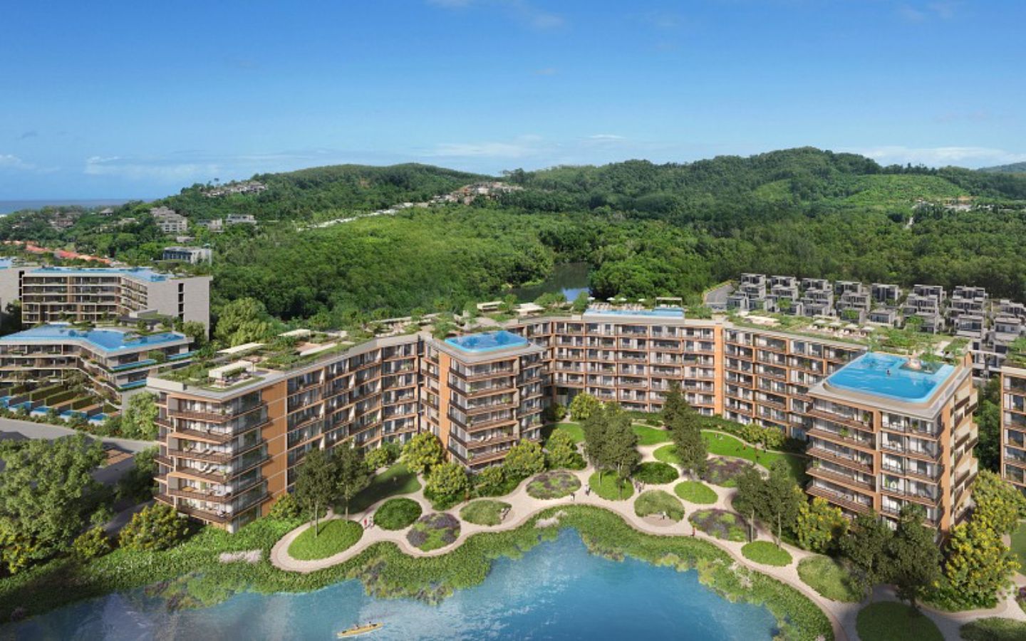 Interior view of 3 Bedroom Condo for Sale at Laguna Skypark Elara, Phuket