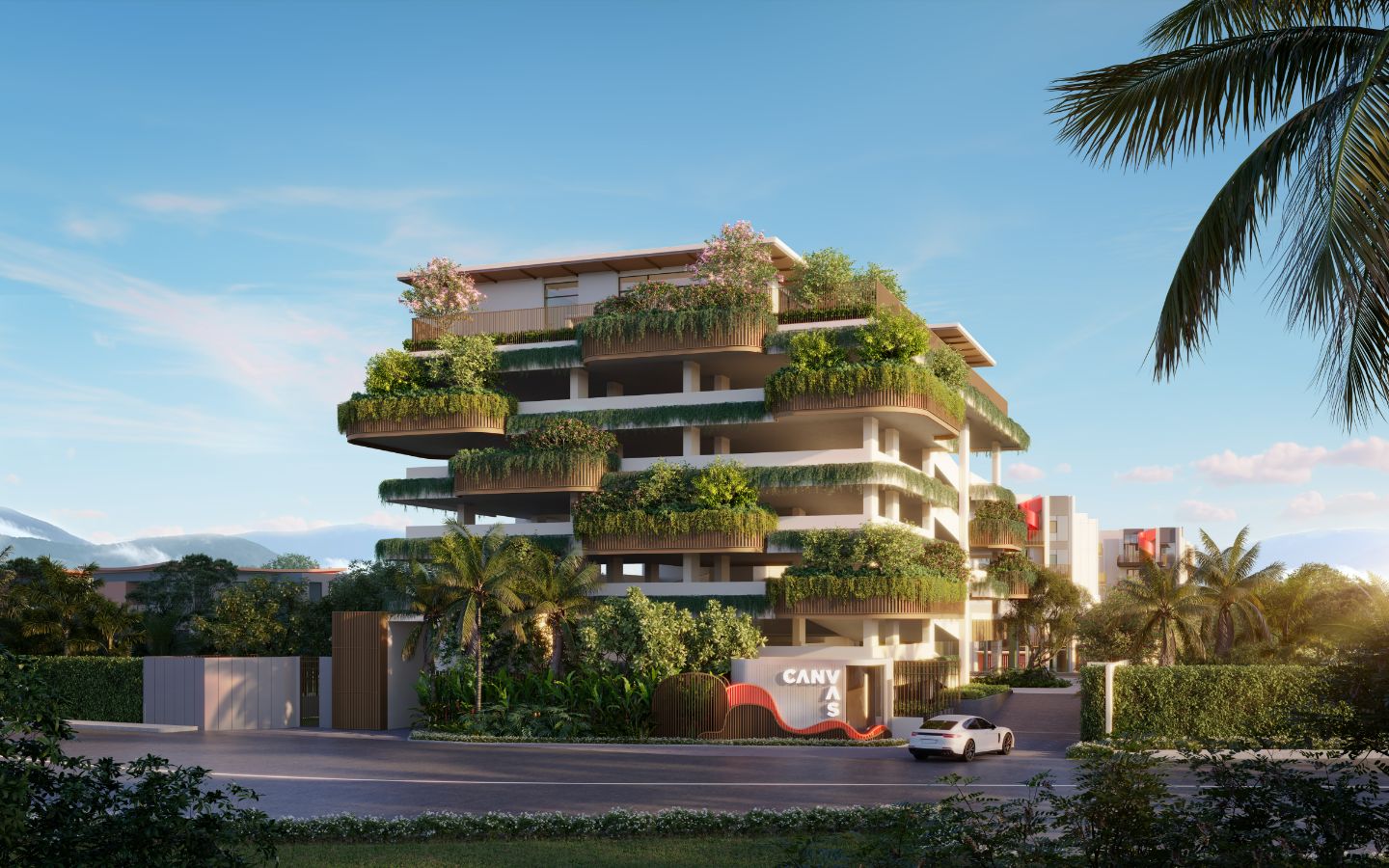 Interior view of Larger 1 Bedroom Condo for Sale at Canvas, Phuket - 3km from Bangtao Beach