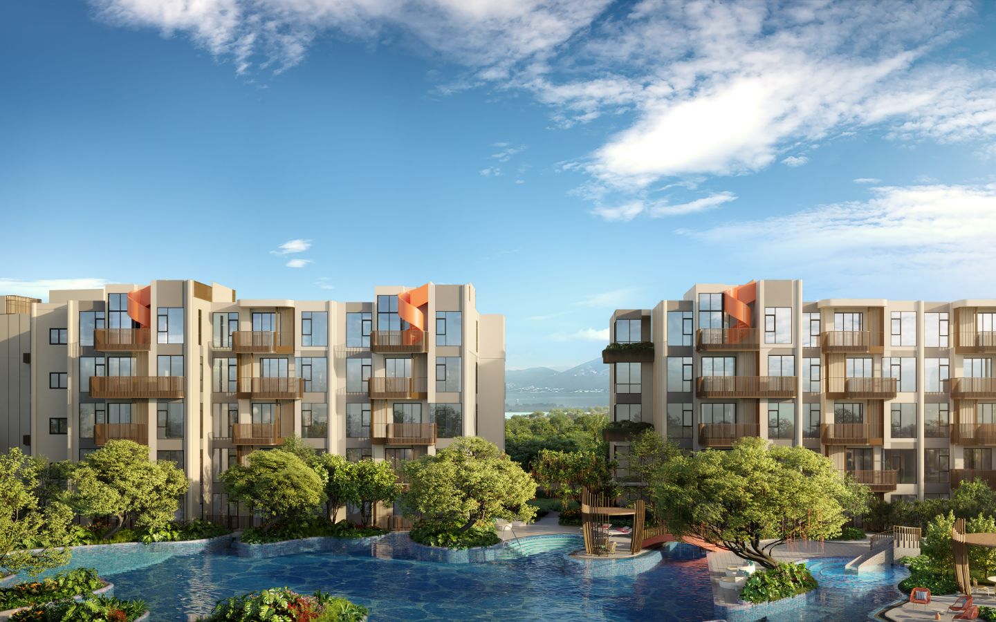 Interior view of Standard 2 Bedroom Apartment for Sale at Canvas, Phuket - 3km from Bangtao Beach