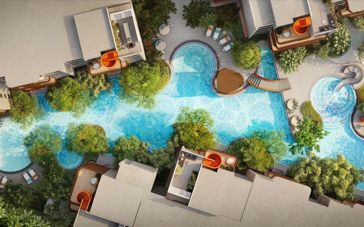 Interior view of Standard 2 Bedroom Apartment for Sale at Canvas, Phuket - 3km from Bangtao Beach