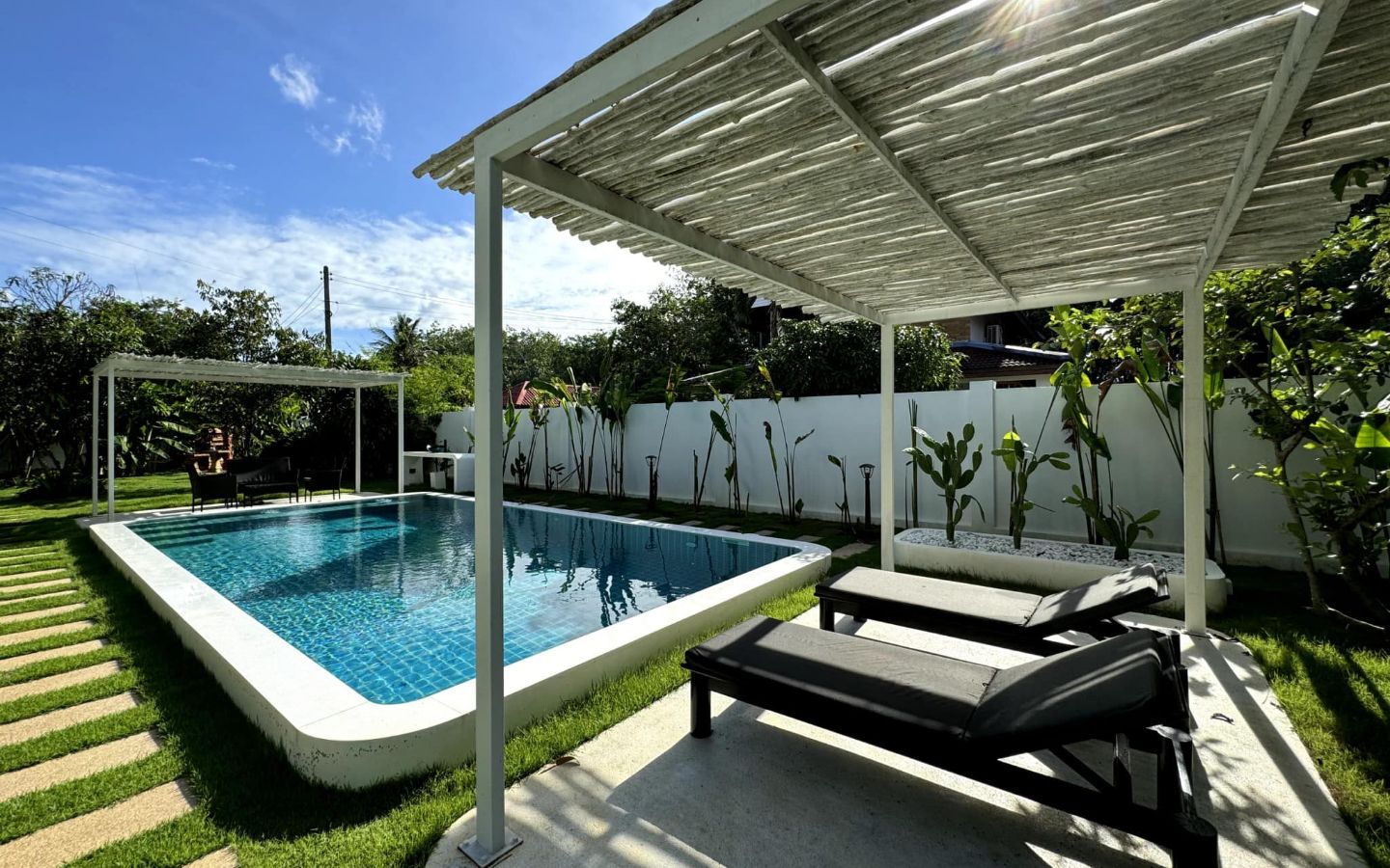 Interior view of 4 Bedroom Pool Villa on a Large Land Plot for Sale in Paklok, Phuket