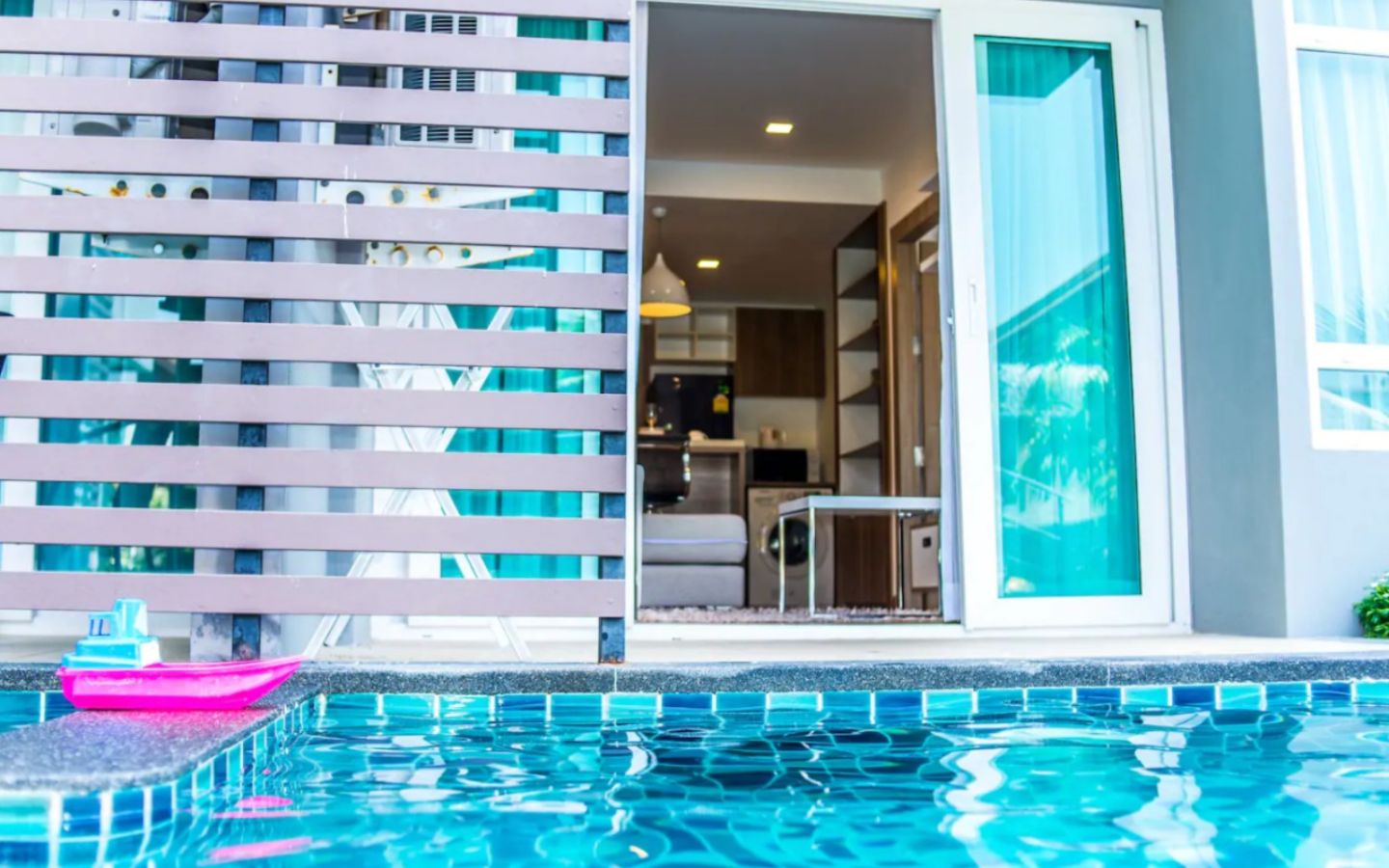 Exterior view of Ready to Move in Resale Unit at Calypso Condo, Naiharn Beach
