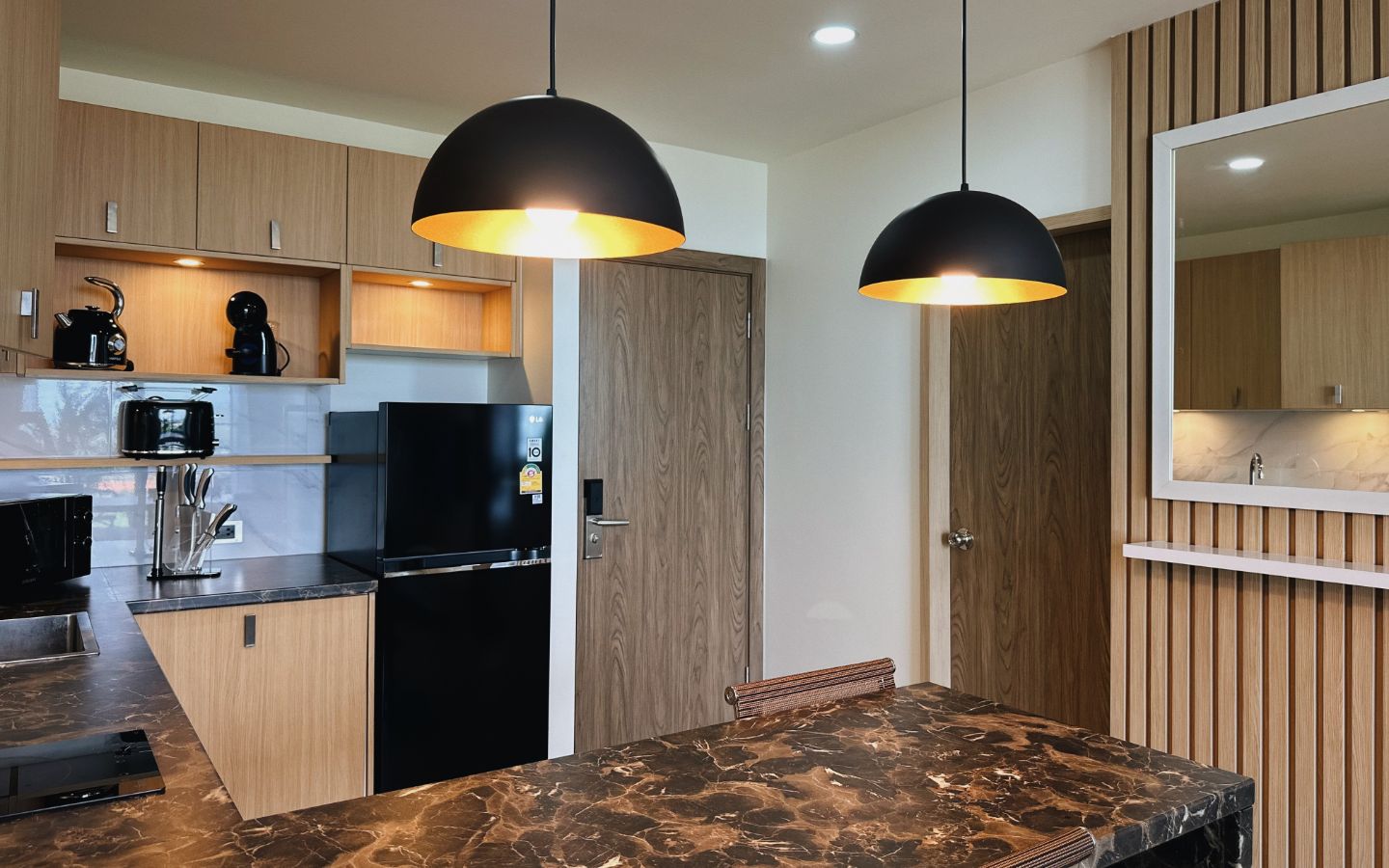 Interior view of 2 Bedroom Forest View Resale Condo at Calypso Garden Residences, Rawai