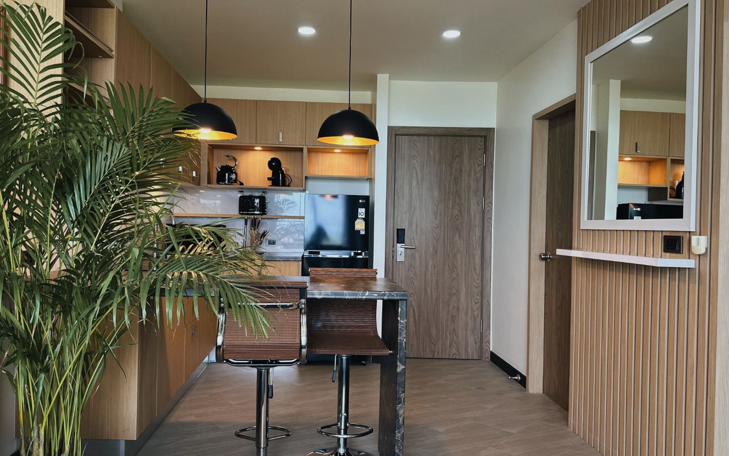 Interior view of 2 Bedroom Forest View Resale Condo at Calypso Garden Residences, Rawai