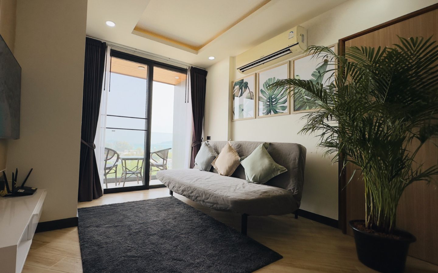 Interior view of 2 Bedroom Forest View Resale Condo at Calypso Garden Residences, Rawai