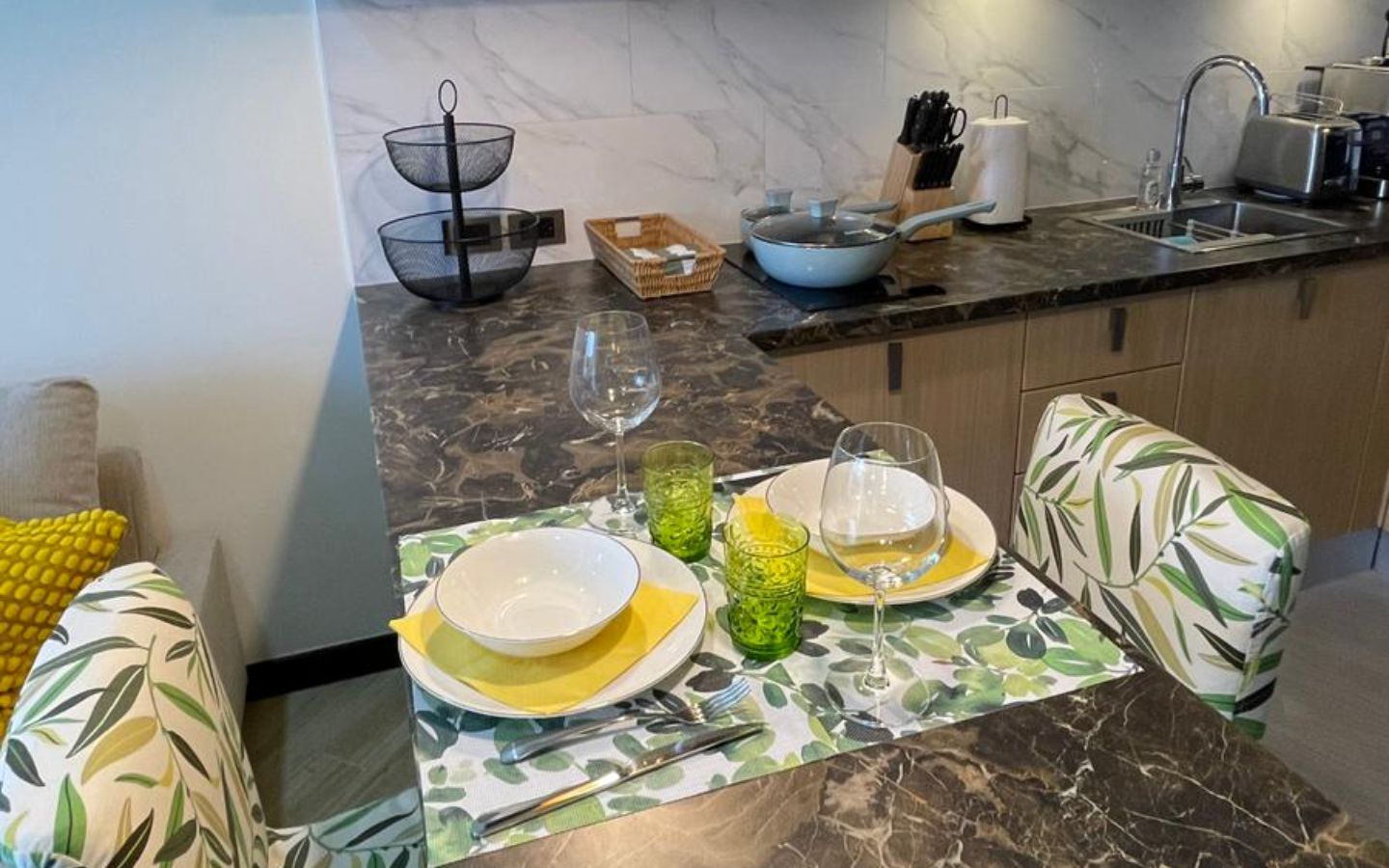 Interior view of 2 Bedroom Forest View Resale Condo at Calypso Garden Residences, Rawai