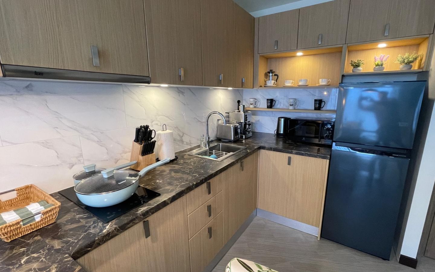 Interior view of 2 Bedroom Forest View Resale Condo at Calypso Garden Residences, Rawai