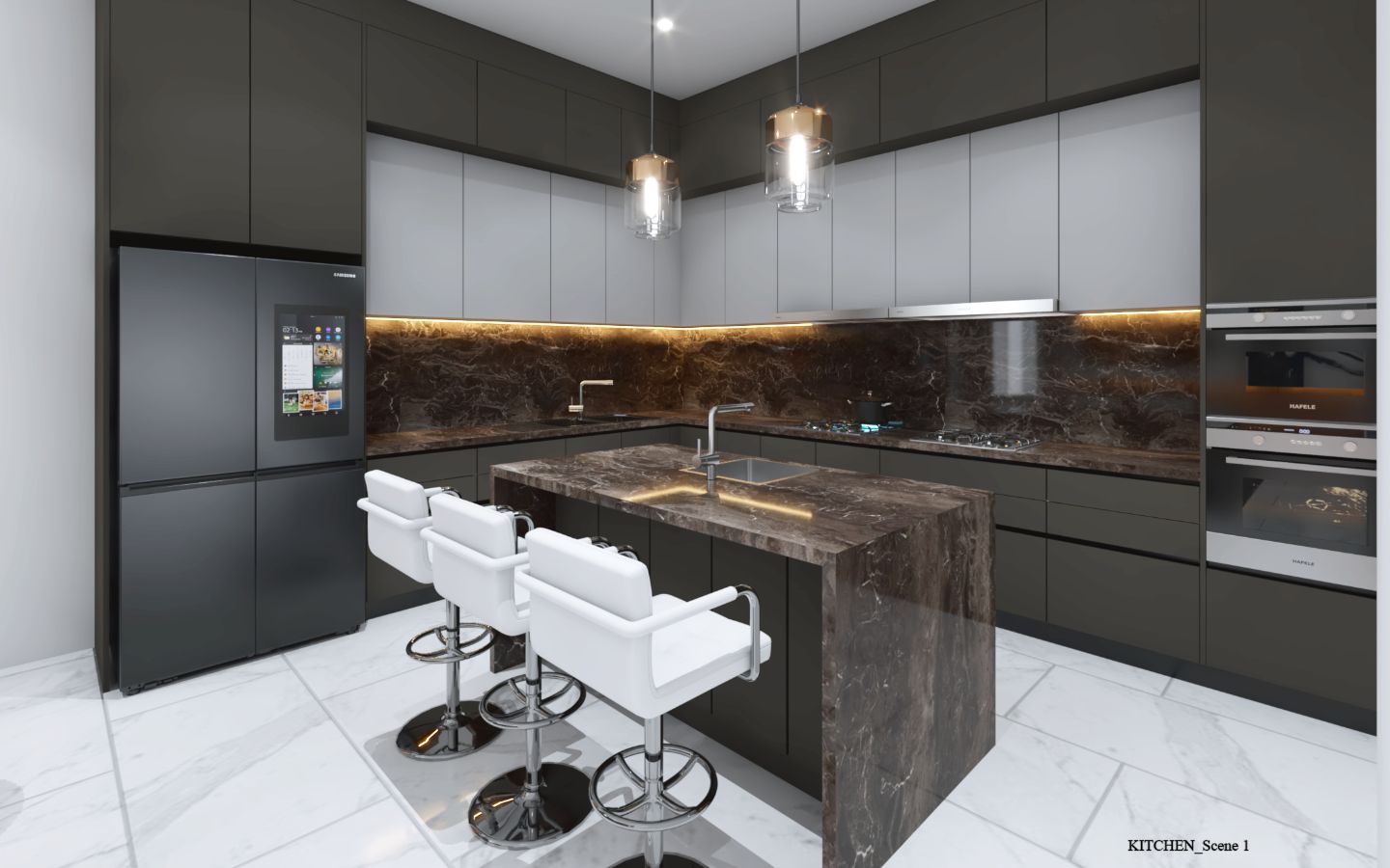 Interior view of 3 Bedrooms Fully Customizable Alisha Green Hill Pool Villa