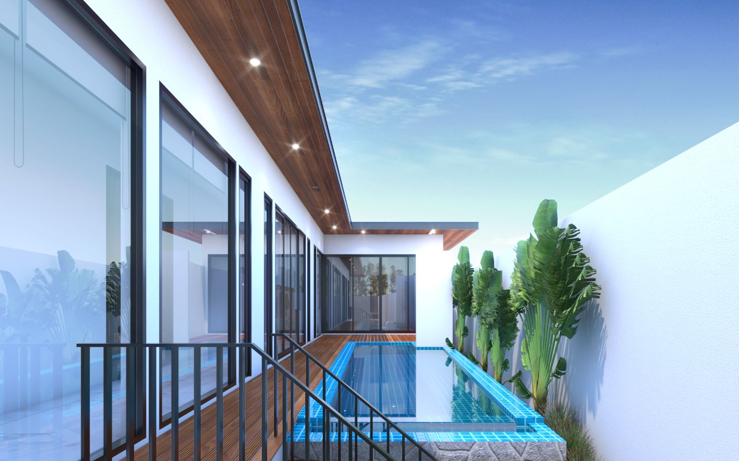 Interior view of 3 Bedrooms Fully Customizable Alisha Green Hill Pool Villa