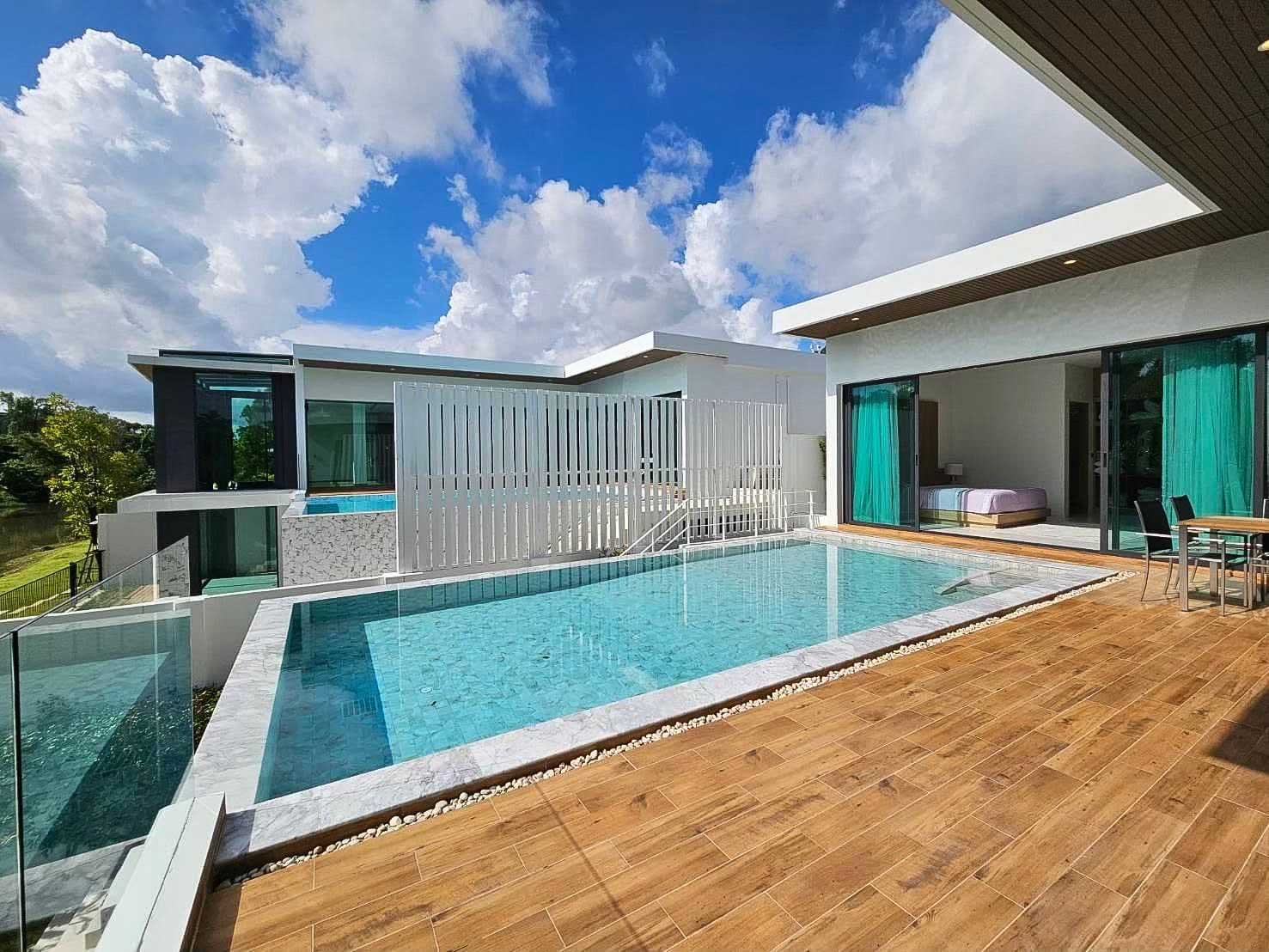 Interior view of 3 Bedroom Lakeview Resale Pool Villa for Sale at Casa Signature in Phuket Town - From Private Owner