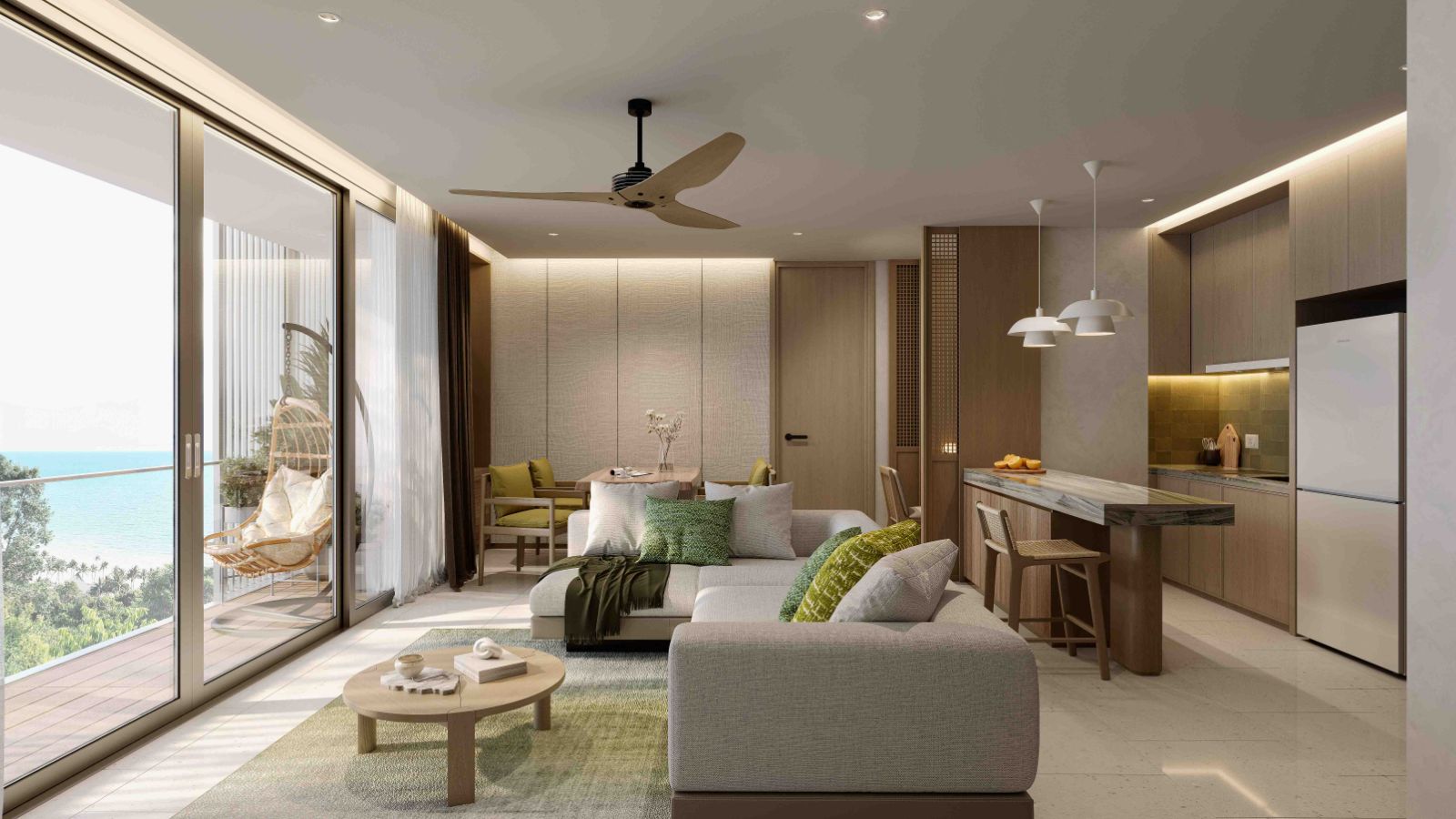 Interior view of 1 Bedroom Apartment for Sale at Laguna Lakeside Residences Phase 2