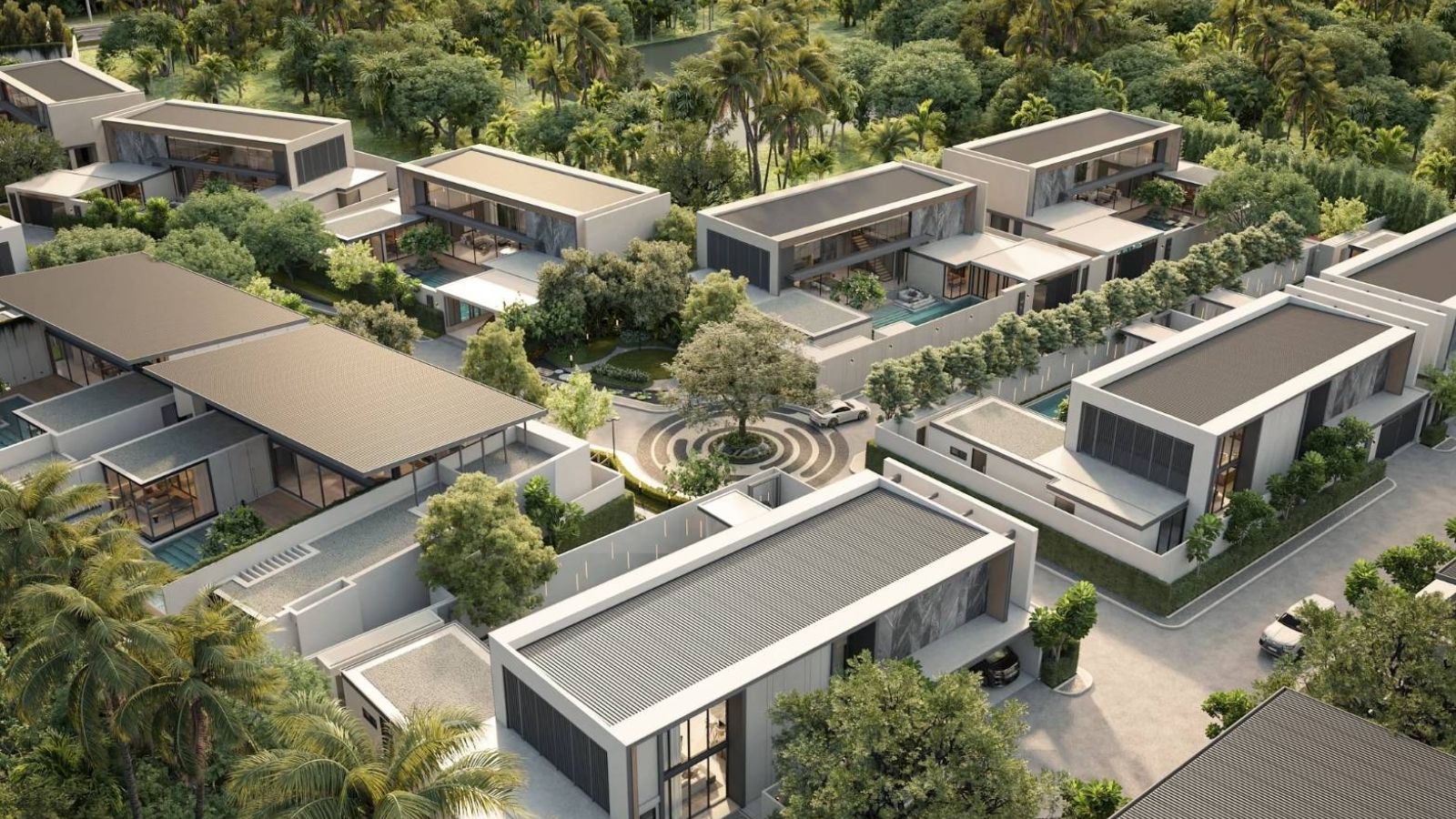 Interior view of 4 Bedroom Onyx Type A Luxurious Poetry Villas Walking Distance to Bangtao Beach