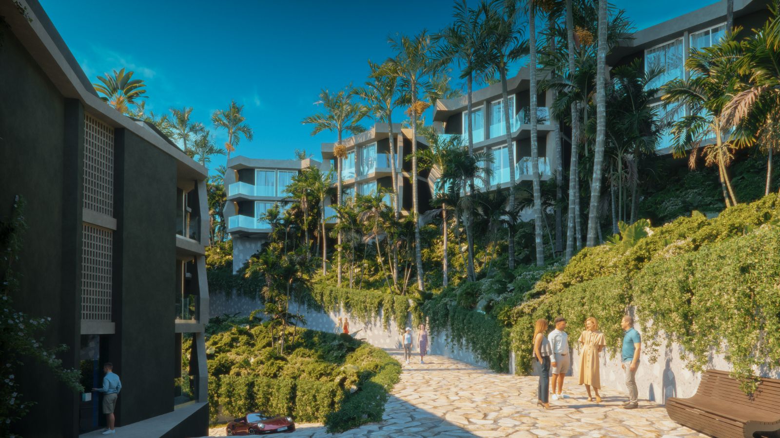 Exterior view of Sea View Studio Apartment at Phenomenon Condo Kata Beach - 7% Guaranteed Rental Returns for 5 Years