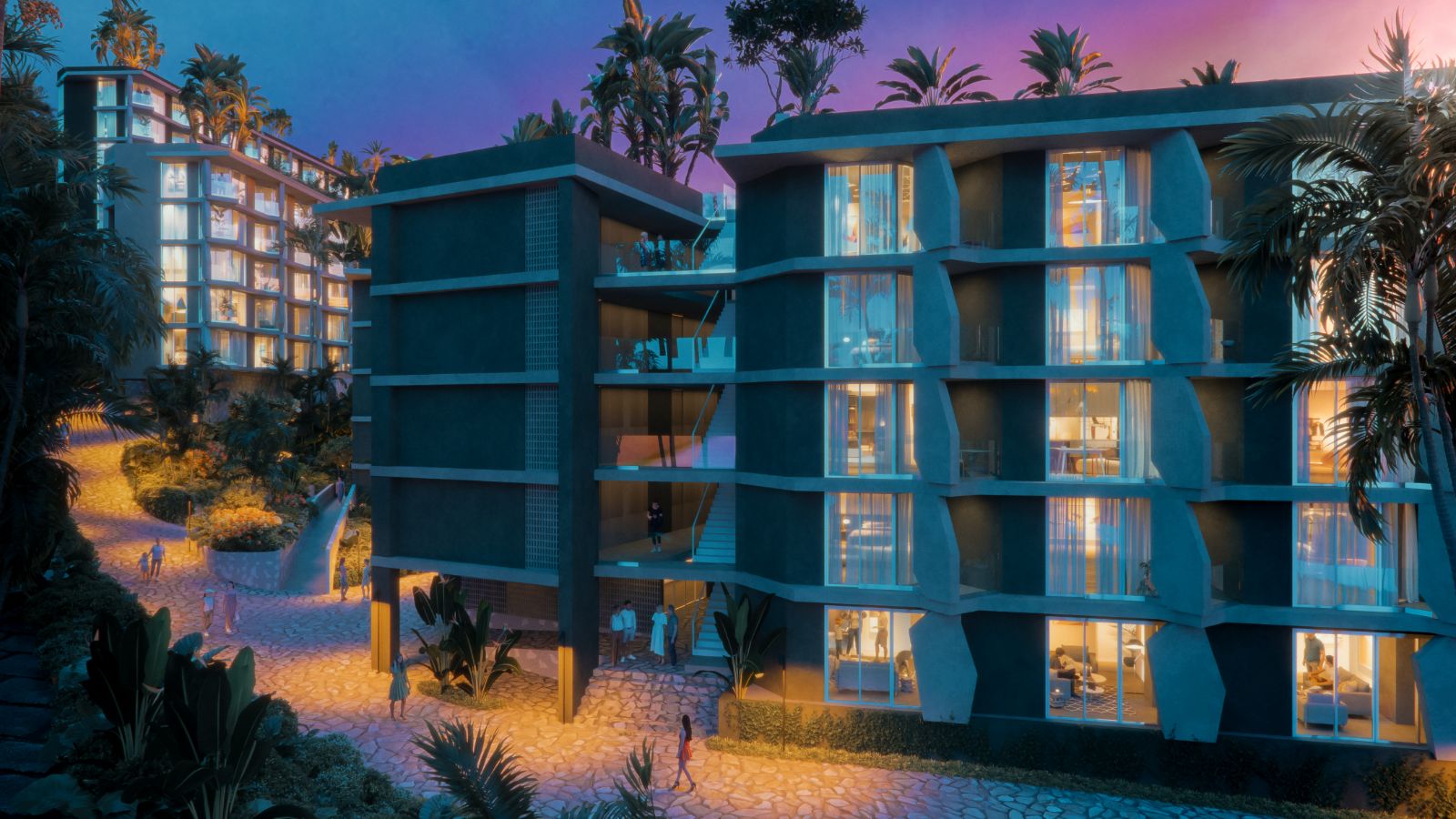Interior view of Sea View 2 Bed Apartment at Phenomenon Condo, Kata Beach - 7% Guaranteed Rental Returns for 5 Years