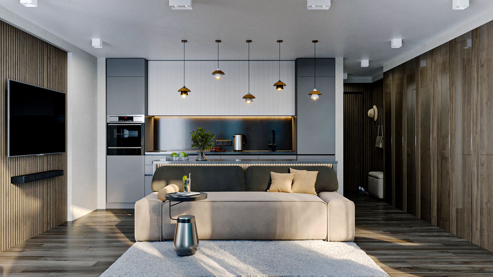 Interior view of Sea View 2 Bed Apartment at Phenomenon Condo, Kata Beach - 7% Guaranteed Rental Returns for 5 Years