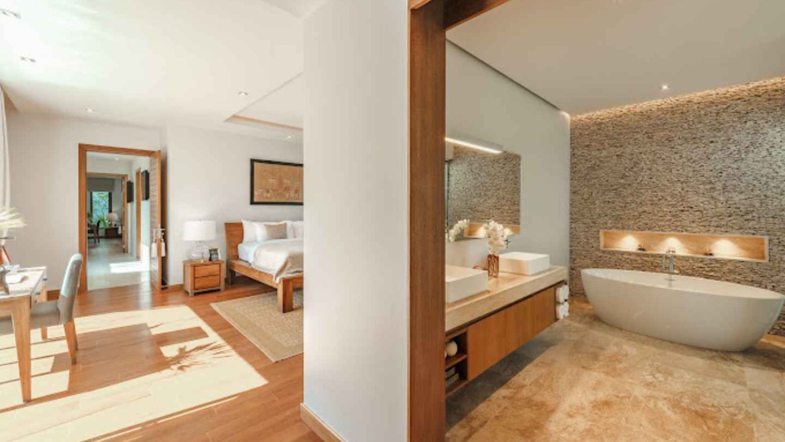 Interior view of Magnificent 4-Bedroom Anchan Indigo Pool Villa for Sale