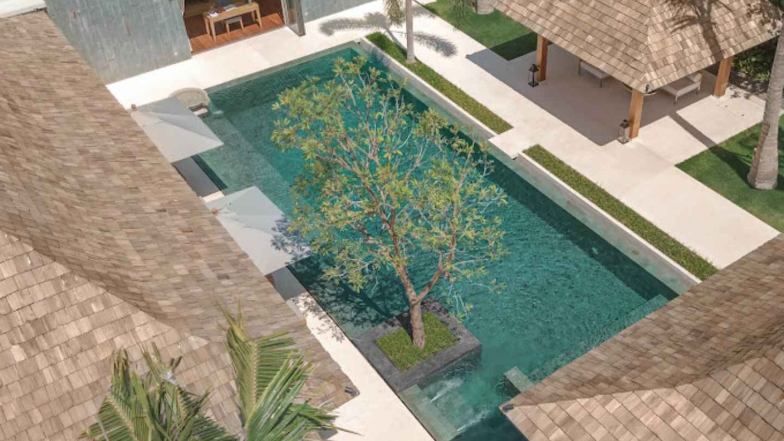 Interior view of Magnificent 4-Bedroom Anchan Indigo Pool Villa for Sale