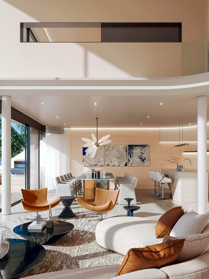 Interior view of Luxurious Ocean View 4 Bedroom Aurora Villas for Sale in Kata Beach