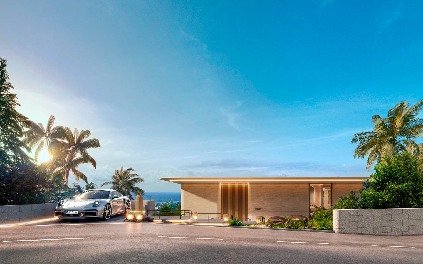 Interior view of Luxurious Ocean View 4 Bedroom Aurora Villas for Sale in Kata Beach