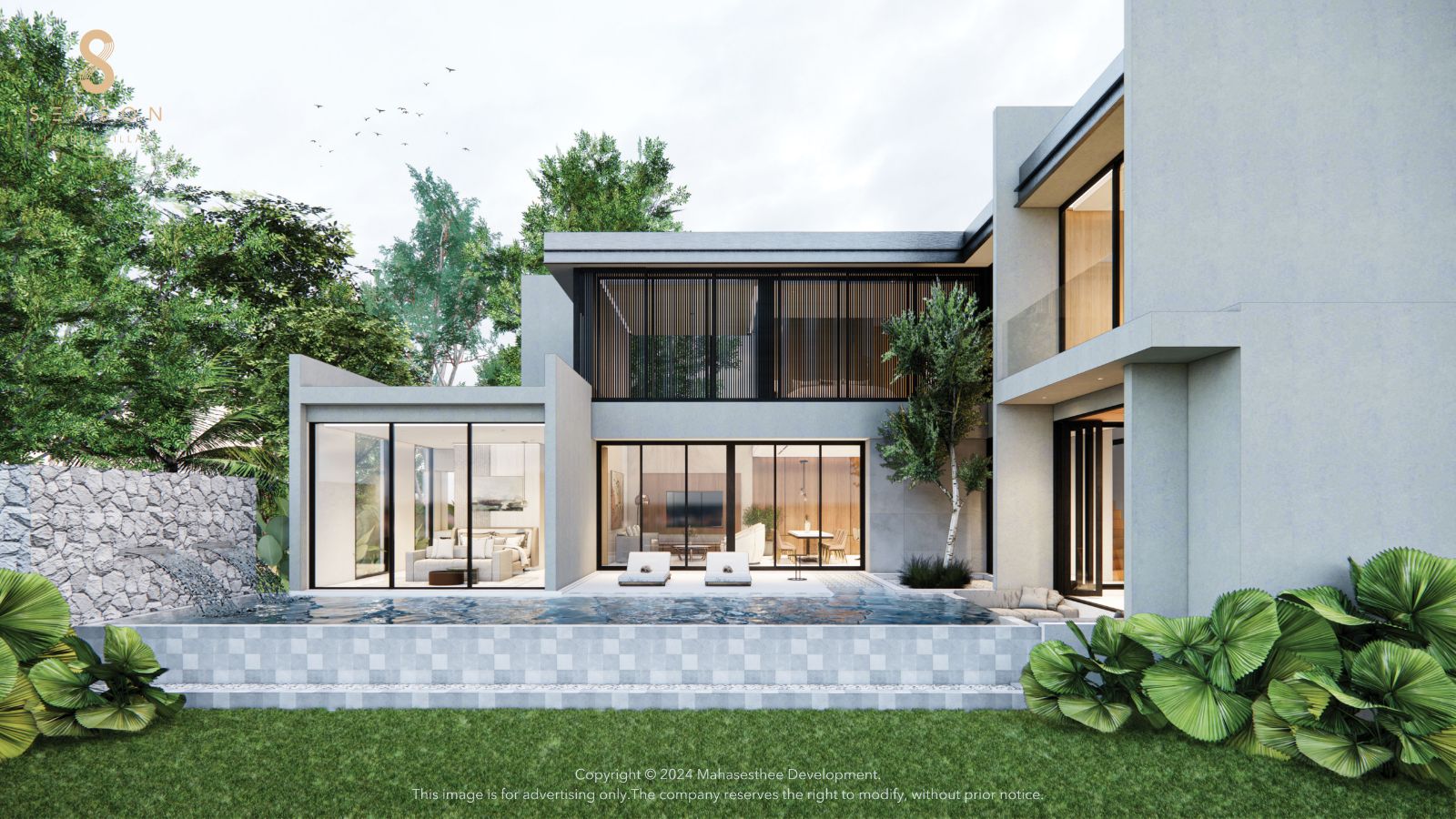 4 Bedroom Private Pool Villa for Sale at 8 Season, Layan
