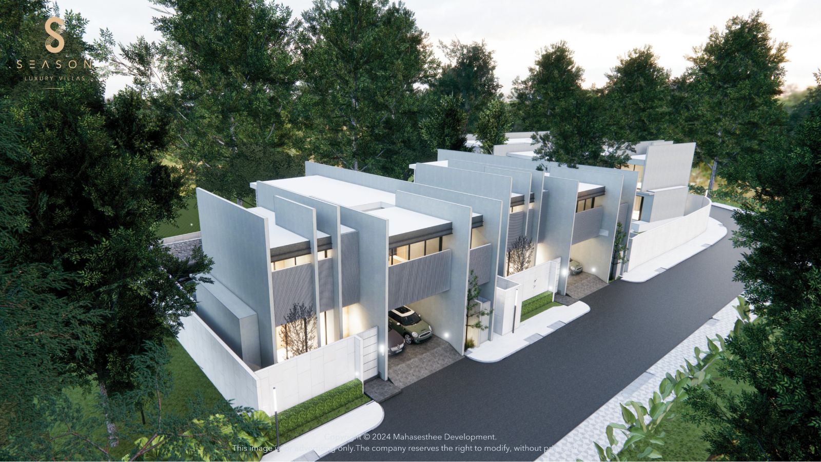 Interior view of 4 Bedroom Private Pool Villa for Sale at 8 Season, Layan