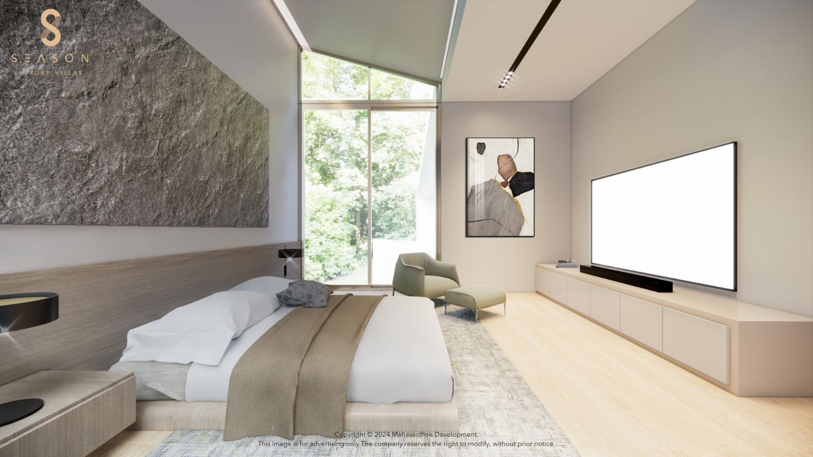 Interior view of 4 Bedroom Luxurious Stand Alone Pool Villa for Sale on Pasak 8