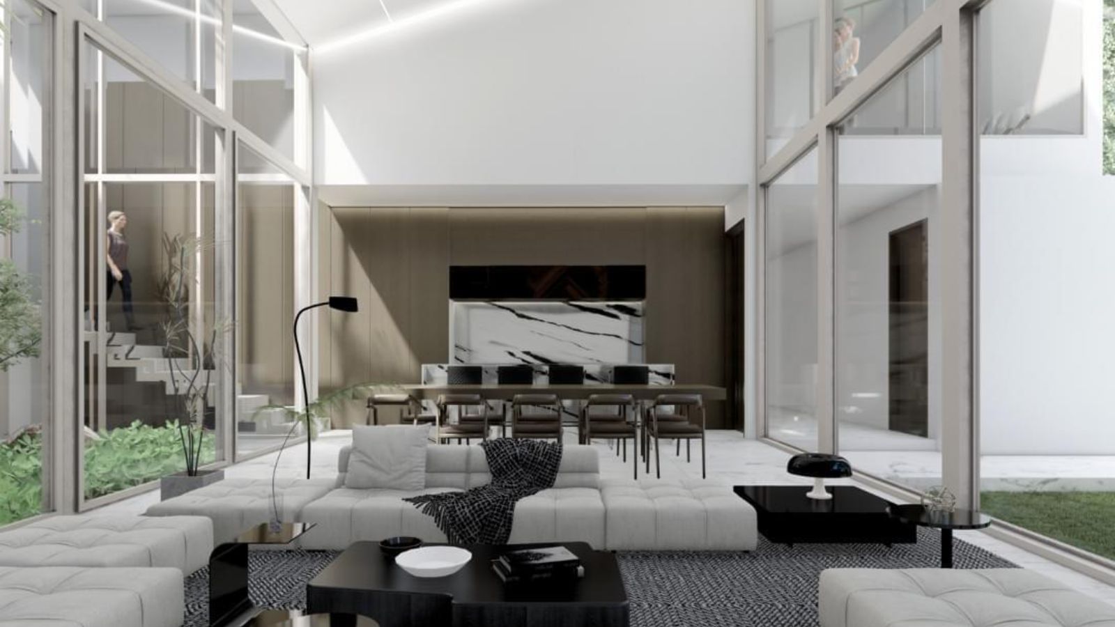 Interior view of 4 Bedroom Luxurious Stand Alone Pool Villa for Sale on Pasak 8