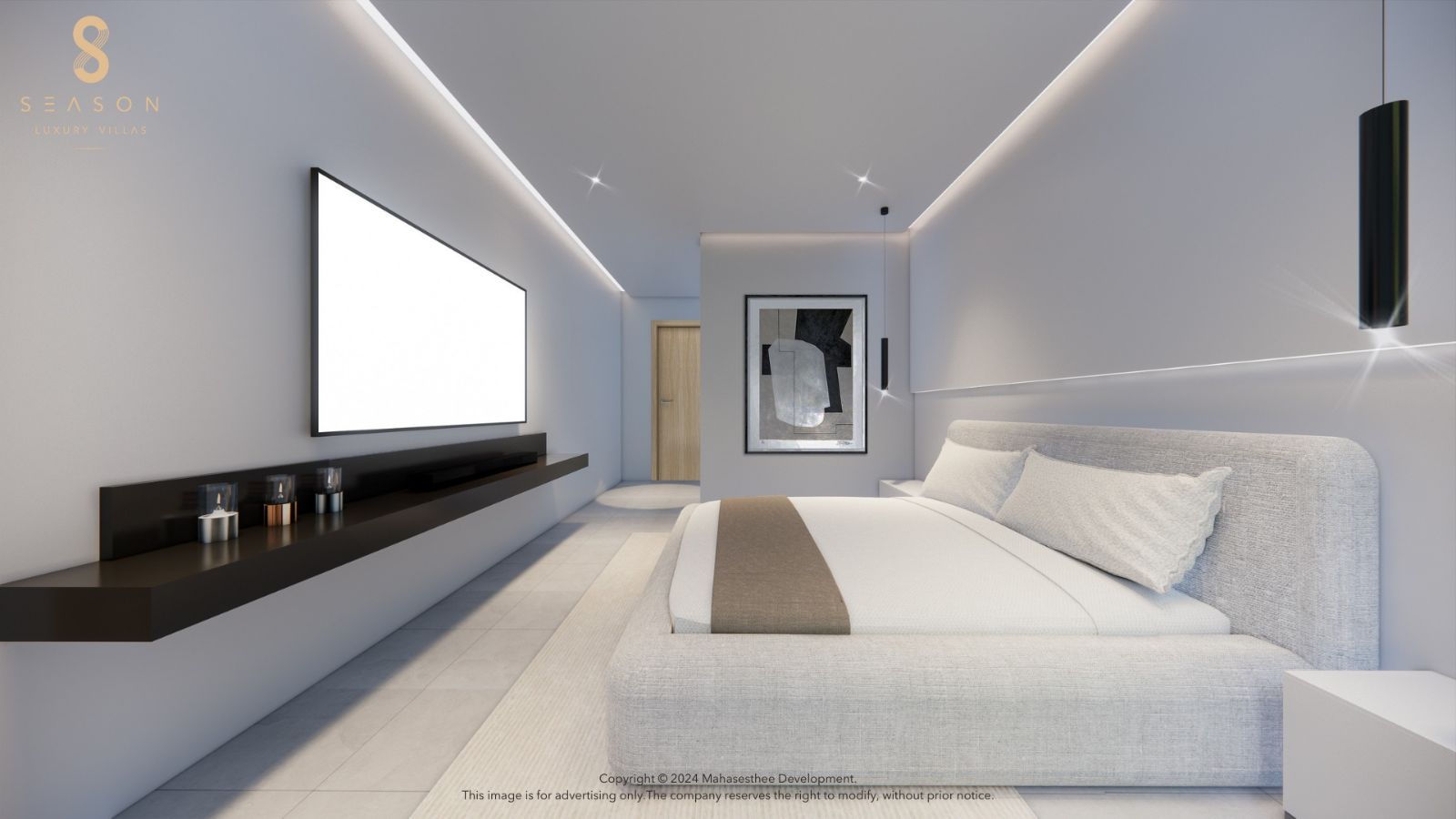 Interior view of 4 Bedroom Luxurious Stand Alone Pool Villa for Sale on Pasak 8