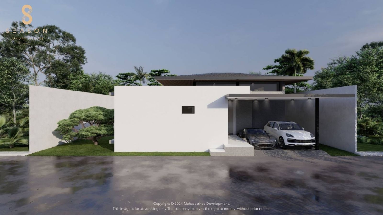Interior view of 3 Bedroom Luxurious Stand Alone Autumn Villa by 8 Season Villas